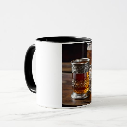 Elegant Mug with Stylish Logo | Custom Printed Mug マグカップ (正面左)