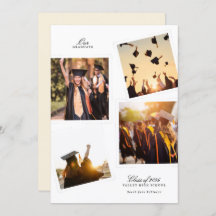 elegant multi 4 photo frame graduation high school