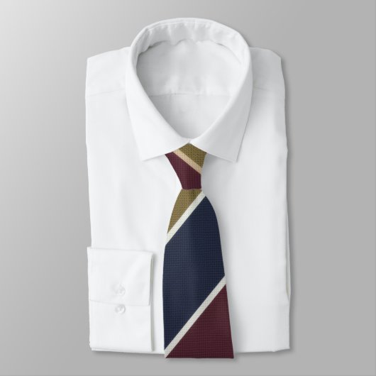 Elegant Multi-Color Regimental Striped ネクタイ (タイ)
