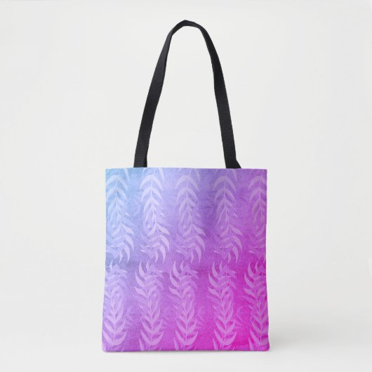 Elegant Multicolored Leaf Pattern: Nature Inspired トートバッグ (正面)