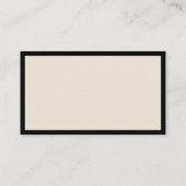 Elegant Music Piano Keyboard Clef Note Stylish 名刺 (裏面)