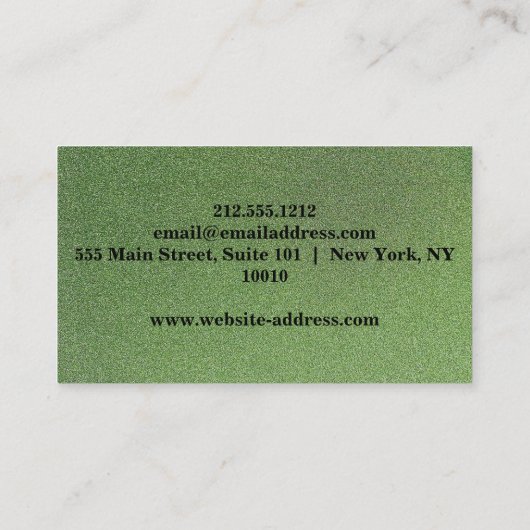 Elegant Music Teacher Piano Keys Musical 名刺 (裏面)