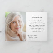 Elegant Music Teacher’s Day Floral Card カード (内部)