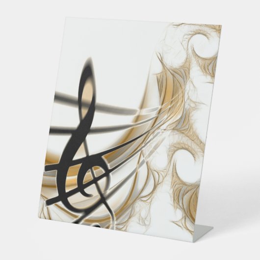 Elegant Musical Note 台座サイン (正面)