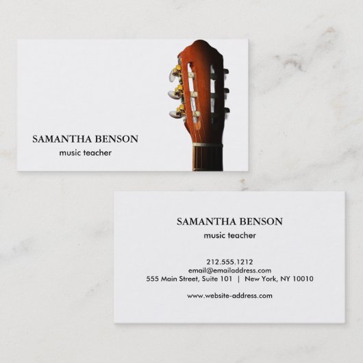 Elegant Musician 名刺 (正面/裏面)