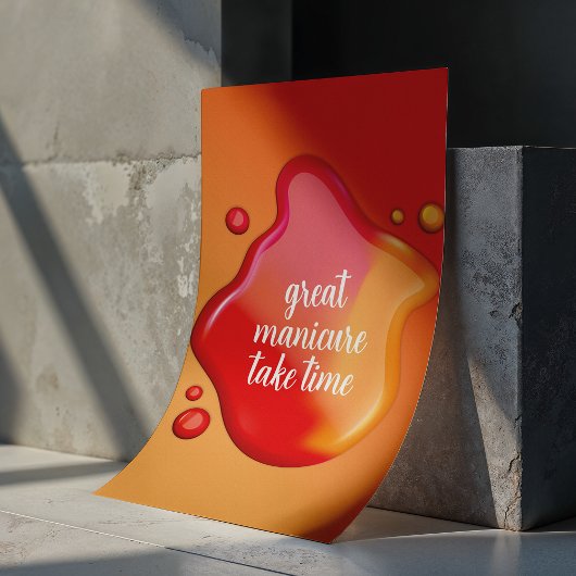 Elegant Nail Art - Take Time Manicure ポスター