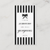 Elegant Nail Artist Beaty Salon Manicure QR Code 名刺 (正面)