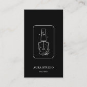 Elegant Nail Artist | Modern Manicurist Salon 名刺 (正面)