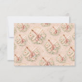 Elegant Nail Salon Floral Business サンキューカード (裏面)