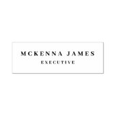 Elegant Name Stamp Custom Self Inking Stamp セルフインキングスタンプ (デザイン)