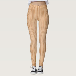 Elegant Natural Wood Texture Leggings for Everyday レギンス