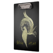Elegant Nature Art on Black clipboard  クリップボード (左)