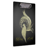 Elegant Nature Art on Black clipboard  クリップボード (右)