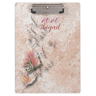 Elegant Nature Embossed  clipboard  クリップボード