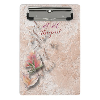 Elegant Nature Embossed mini clipboard  ミニクリップボード