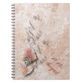 Elegant Nature Embossed photo notebook  ノートブック (正面)