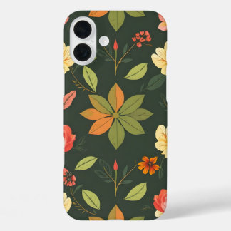 Elegant Nature iPhone16 Case - Vibrant Digital Pri iPhone 16 Plusケース
