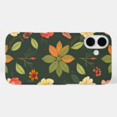 Elegant Nature iPhone16 Case - Vibrant Digital Pri Case-Mate iPhoneケース (裏面 (横))