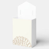 Elegant Nautical Clamshell Baby Shower フェイバーボックス (オープン)