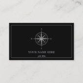 Elegant Nautical Compass  名刺 (正面)