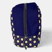 Elegant Navy and Gold Geometric Tile Pattern ドップキット (右)