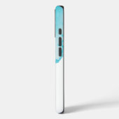 Elegant Navy Blue Aqua Watercolor Case-Mate iPhoneケース (裏面 / 左)