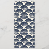 Elegant Navy Formal Menu メニュー (裏面)