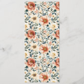 Elegant Navy Minimalist Menu メニュー (裏面)