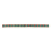 Elegant Navy Red & Green Tartan Plaid Christmas サテンリボン (正面)