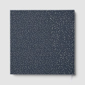 Elegant Navy Starry Night ゲストブック (裏面)