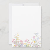 Elegant Neutral Baby in Bloom Baby Shower 招待状 (裏面)