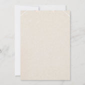 Elegant Neutral Baby Shower Invitation – Minimalis (裏面)