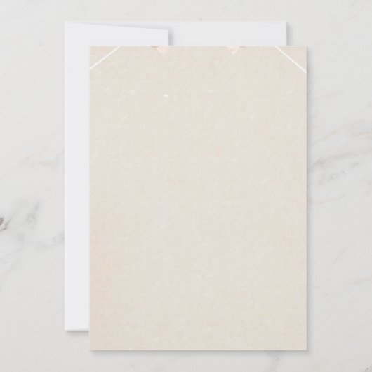 Elegant Neutral Baby Shower Invitation – Minimalis (裏面)