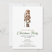 Elegant Neutral Earthy Colors Christmas Invitation 招待状 (正面)