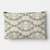 Elegant Neutral Floral Pattern アクセサリーポーチ (裏面)