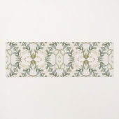 Elegant Neutral Floral Pattern ヨガマット (裏面(横))
