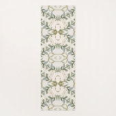 Elegant Neutral Floral Pattern ヨガマット (裏面)