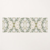 Elegant Neutral Floral Pattern ヨガマット (正面(横))