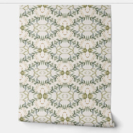 Elegant Neutral Floral Pattern 壁紙