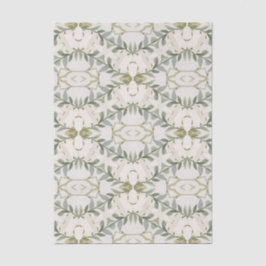 Elegant Neutral Floral Pattern 薄葉紙