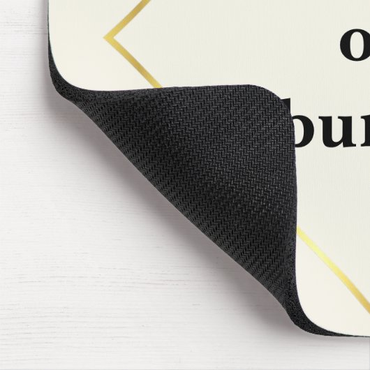 Elegant Neutral Minimalist マウスパッド (コーナー)