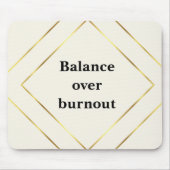 Elegant Neutral Minimalist マウスパッド (正面)