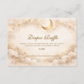 Elegant Neutral Starry Diapper Raffle エンクロージャーカード (正面)