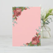 Elegant Neutral Wedding Invitation Design 招待状 (スタンド正面)