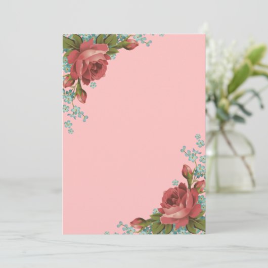 Elegant Neutral Wedding Invitation Design 招待状 (スタンド正面)