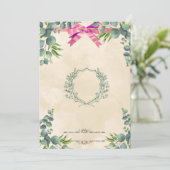 Elegant Neutral Wedding Invitation Design 招待状 (スタンド正面)