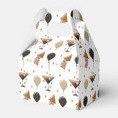 Elegant New Year Celebration Party Pattern フェイバーボックス (裏面サイド)