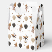 Elegant New Year Celebration Party Pattern フェイバーボックス (オープン)