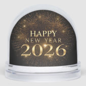 elegant new year snow globe 2025 (正面)