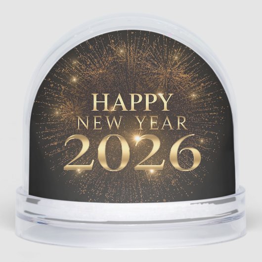 elegant new year snow globe 2025 (正面)